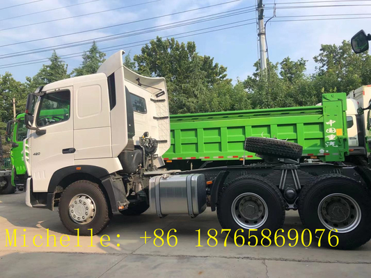 Veículo com rodas Trator Head do caminhão 10 do trator de Sinotruk Howo 6*4 100 toneladas