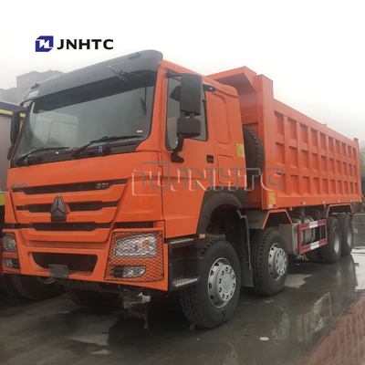 Caminhão basculante de carregamento do auto das rodas de HOWO 8x4 371hp 27M3 12 para Tanzânia