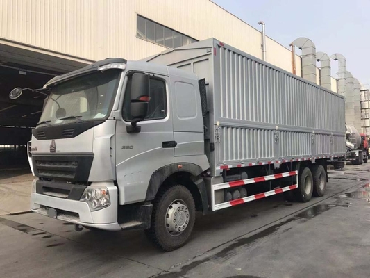 Euro pesado II 10 Wheeler Wing Van do caminhão da carga de SINOTRUK HOWO A7 6X4