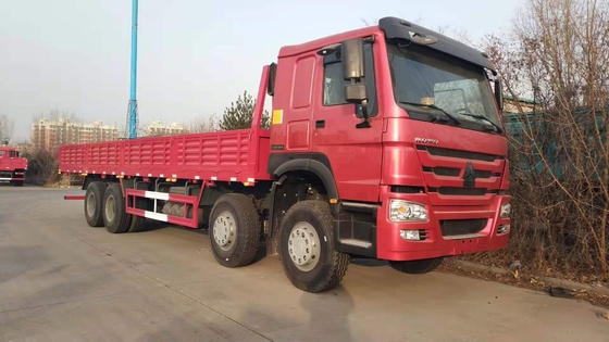Veículo com rodas Heavy Van do caminhão 8*4 12 da carga do leito de Sinotruk HOWO