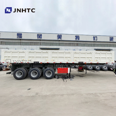 Caminhão basculante do lado do caminhão basculante de 70 de Ton Hydraulic Tipping Trailer Heavy do dever reboques semi