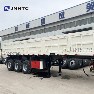 Caminhão basculante do lado do caminhão basculante de 70 de Ton Hydraulic Tipping Trailer Heavy do dever reboques semi