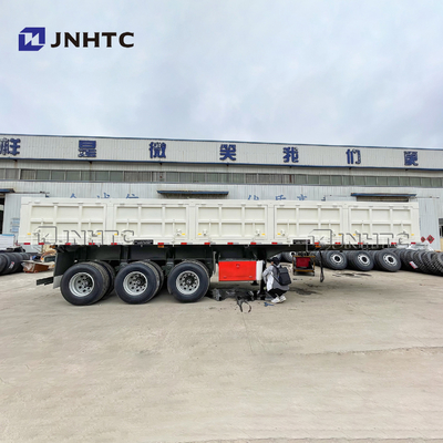 3 4 de Axle Side Wall Fence Cargo caminhão basculante lateral hidráulico do reboque 40T 60T semi