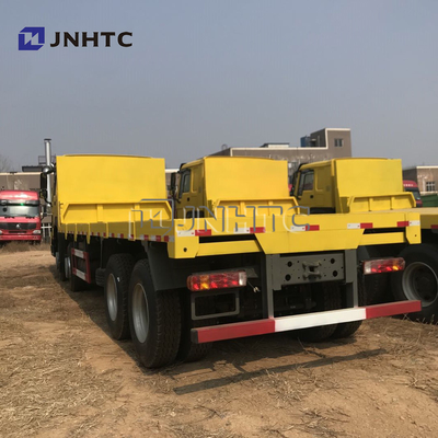 Reboque pesado tri Axle Flatbed do leito dos tons do caminhão 35 da carga de SINOTRUK Howo