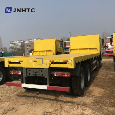 Reboque pesado tri Axle Flatbed do leito dos tons do caminhão 35 da carga de SINOTRUK Howo