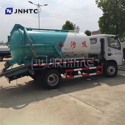 O anúncio publicitário do dever da luz de DONGFENG transporta o caminhão pequeno da sução da água de esgoto do vácuo da capacidade