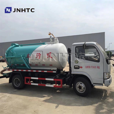 Caminhão de petroleiro resistente da sução da água de esgoto de Dongfeng 4x2