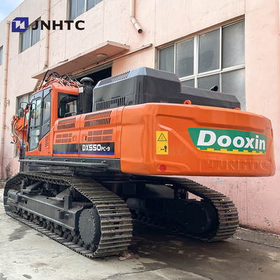 Nova escavadeira chinesa de 55 toneladas Motor japonês Euro4 escavadeira de rastreamento grande escavadeira de rastreamento
