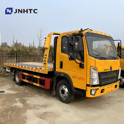 Wrecker Tow Truck do leito de Sinotruk HOWO 4x2 5 TON Light Duty Commercial Trucks