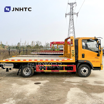 Wrecker Tow Truck do leito de Sinotruk HOWO 4x2 5 TON Light Duty Commercial Trucks