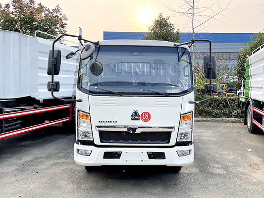 Caminhão basculante do dever 4X2 da luz de Sinotruk Howo 10 - 15 toneladas para o transporte do cascalho do cal da areia