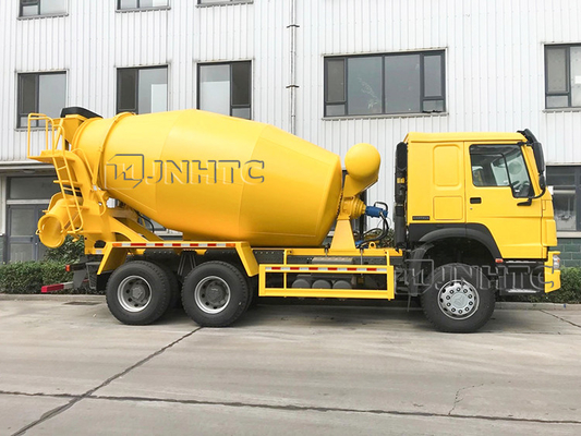 movimentação original da mão esquerda das rodas do caminhão de tanque 10M3 do misturador de 371hp Sinotruk Howo 6x4 10