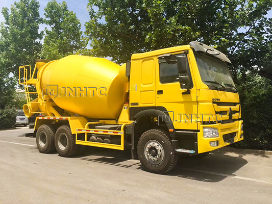 movimentação original da mão esquerda das rodas do caminhão de tanque 10M3 do misturador de 371hp Sinotruk Howo 6x4 10