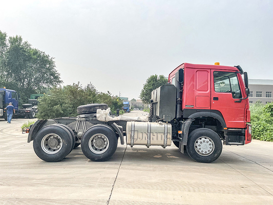 6x4 3,5 trator principal das rodas do caminhão 10 do trator da polegada Euro2 Sinotruk Howo 371