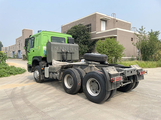 Euro2 LHD Sinotruk Howo 10 roda o caminhão do reboque de trator noun de 371 cavalos-força de 50 toneladas