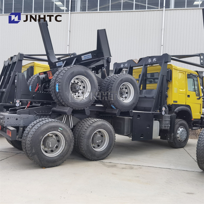 6x4 SUPORTAM o tipo de registro de Sinotruk Howo do reboque do transporte da madeira
