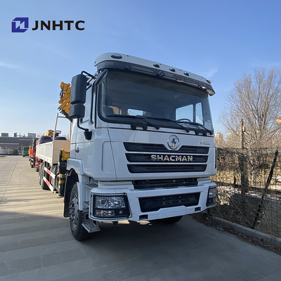 O caminhão da carga de Dropside do leito montou Crane Shacman F3000 6x4