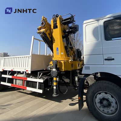 O caminhão da carga de Dropside do leito montou Crane Shacman F3000 6x4