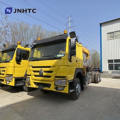 Rodas 12 Ton Straight Arm de Sinotruk Crane Boom Truck 6x4 10
