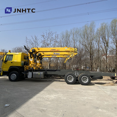 Rodas 12 Ton Straight Arm de Sinotruk Crane Boom Truck 6x4 10