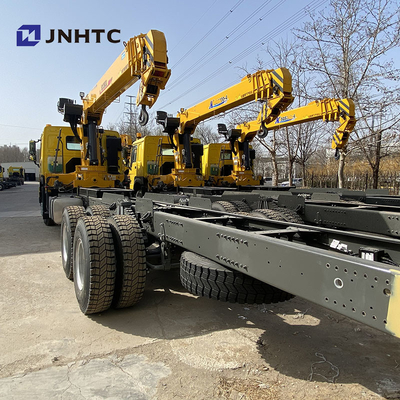 Rodas 12 Ton Straight Arm de Sinotruk Crane Boom Truck 6x4 10