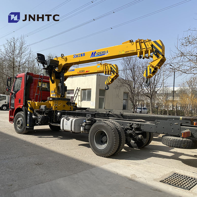 Roda da movimentação Crane Boom Truck With de FAW 4X2 6 - de 10 toneladas