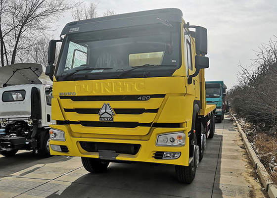 Do caminhão resistente da carga de Sinotruk Howo 8x4 roda 12 420hp elétrica