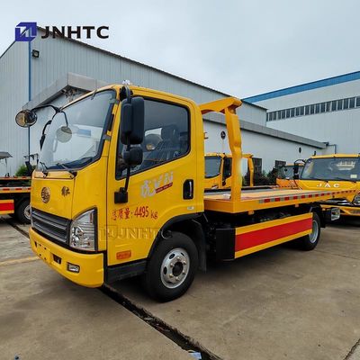 FAW Flatbed Wrecker 4*2 3tons 5 Ton 160HP Road Recovery Wrecker Truck Bom preço