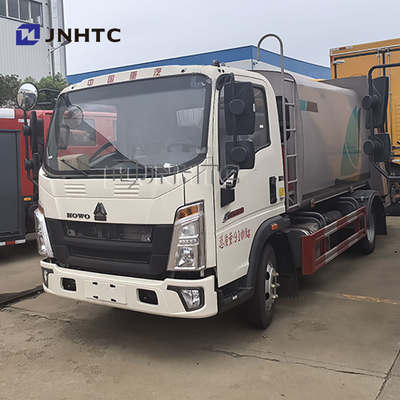 Novo HOWO 6 rodas 5-15cbm Lixeira limpeza caminhão de lixo