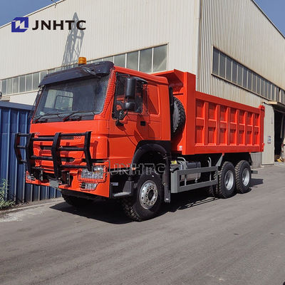Caminhão pesado Sinotruck Howo Camion 6x4 10 Wheeler 400 hp 30Ton Tipper Dump Truck Com Rede Anti-roubo