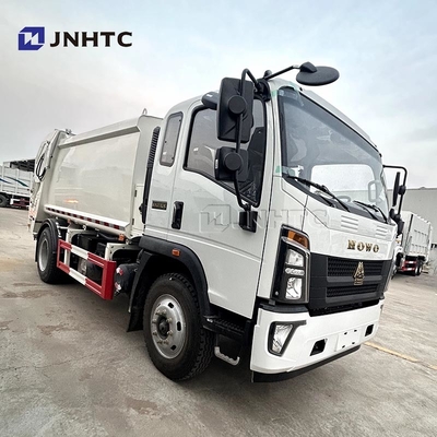 HOWO Caminhão de lixo leve 10 M3 4X2 Caminhão compactador de lixo pequeno