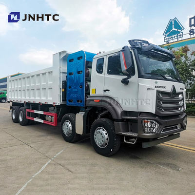 HOWO Nx LNG Dump Trucks de mineração de carga pesada 8X4 12 rodas 25 toneladas
