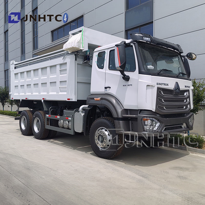 Howo NX 371HP Tipper 6x4 10 Rodas 20 metros cúbicos Canter Direito Drive Dump Truck com lonas elétricas