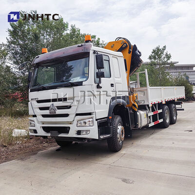 HOWO 6x4 400HP Cargo Truck Crane Truck de caminhão montado com 14T Crane para a África
