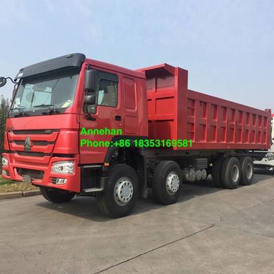 12 caminhão basculante de Sinotruk Howo 8x4 da cabine das rodas Euro2 HW76