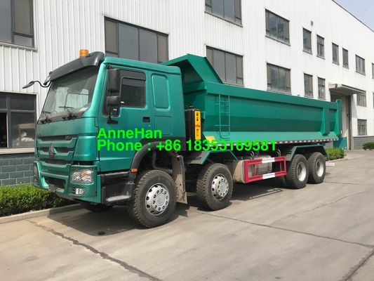 12 caminhão basculante resistente das rodas 25cbm 30cbm 8x4